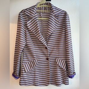 Lavander, White & Yellow Vintage Blazer💜💛